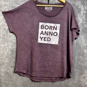 Purple Graphic T-Shirt